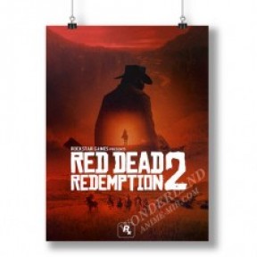 Плакат Red Dead Redemption 2 - Закат